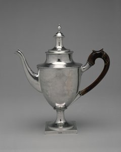 茶壶，1784-1800（银色）的一部分 作者 斯坦迪·巴里